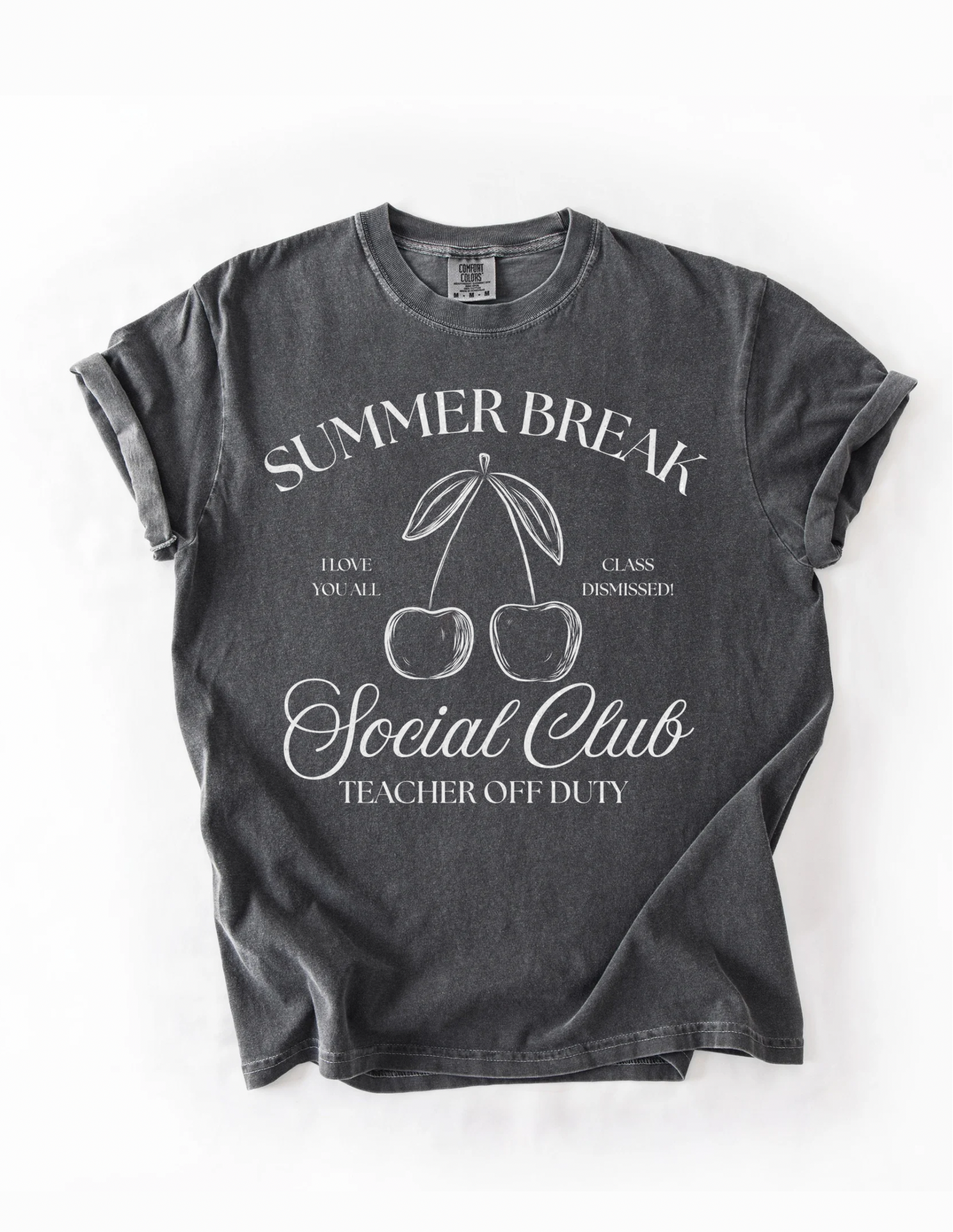 Teacher Off Duty Glitter Tee