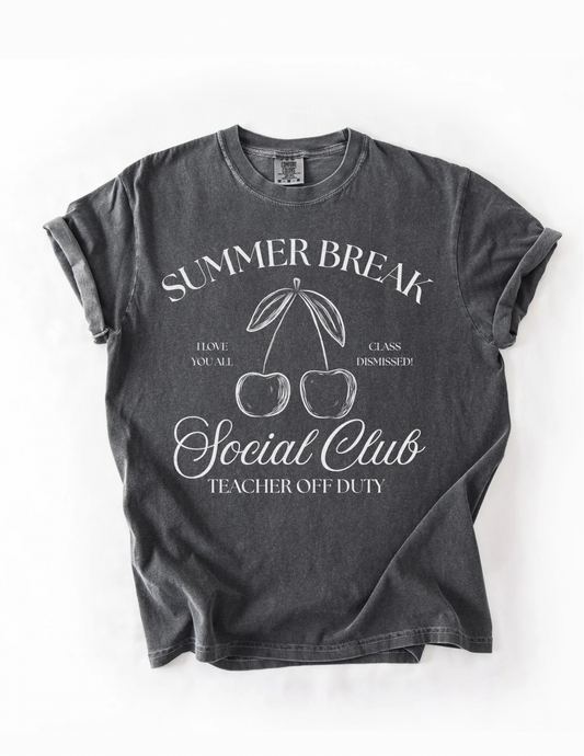 Teacher Off Duty Glitter Tee